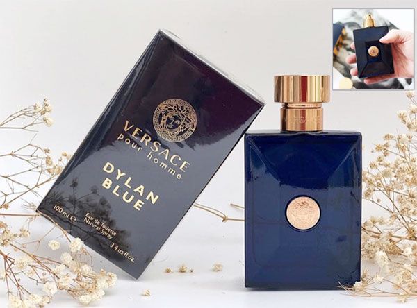 Thiết kế chai nước hoa Versace Pour Homme Dylan Blue 100ml sang trọng, tinh tế